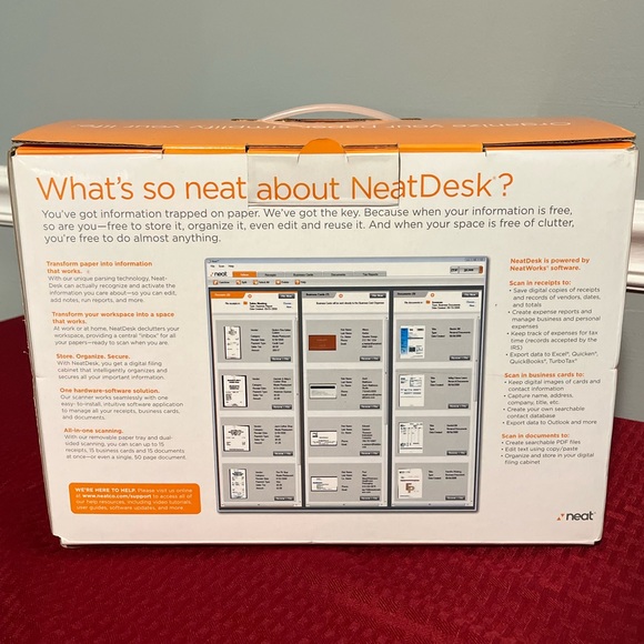 🎠 EUC Yellow NeatDesk Desktop Scanner and Digital Filing System - Picture 5 of 8